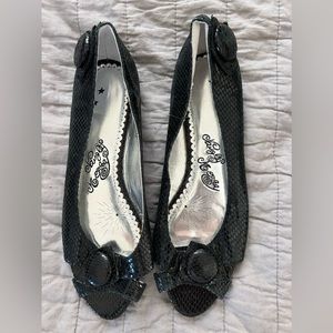 NEW Naughty Monkey Black Flats